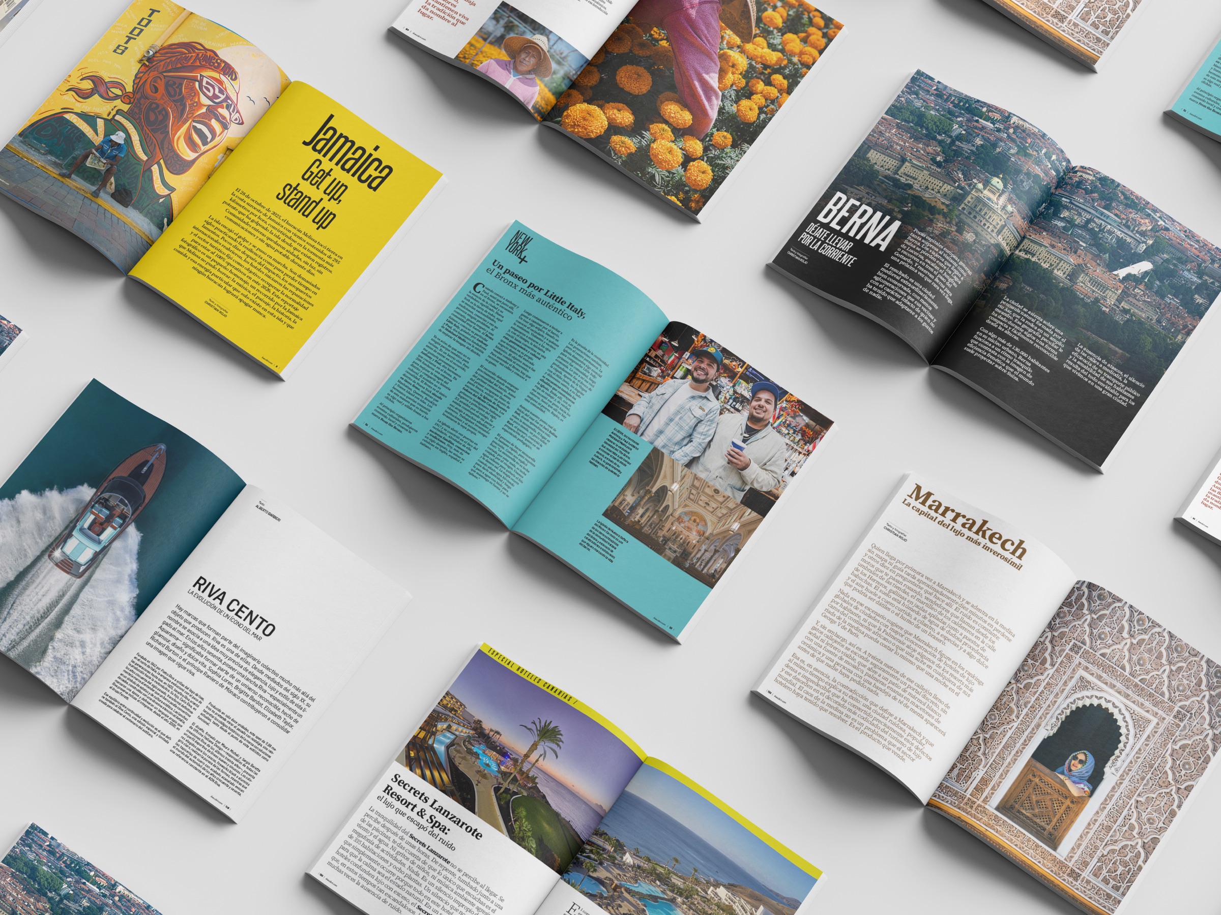 Páginas interiores de la revista Descubrir
