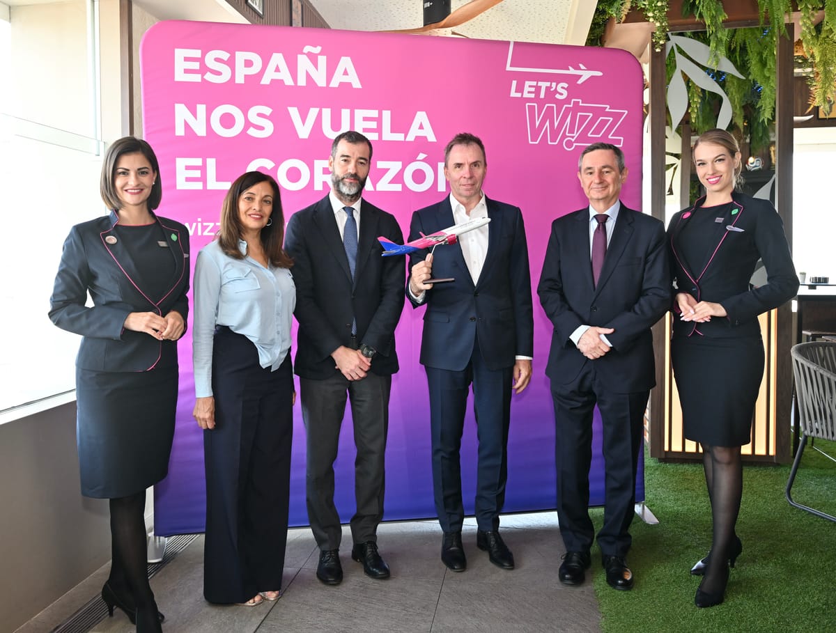 Wizz Air abre bases en Madrid y Valencia en noviembre