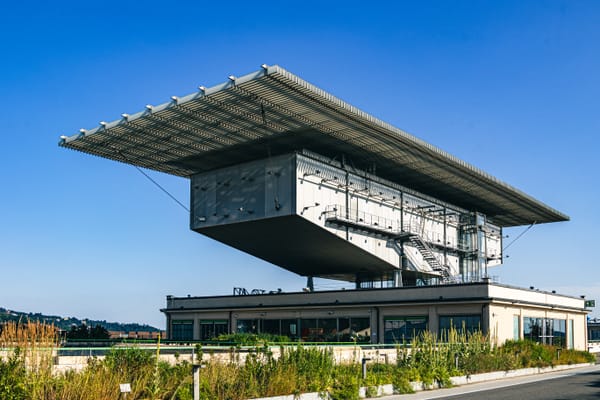 Lingotto y la Pista 500: de circuito de pruebas a jardín suspendido