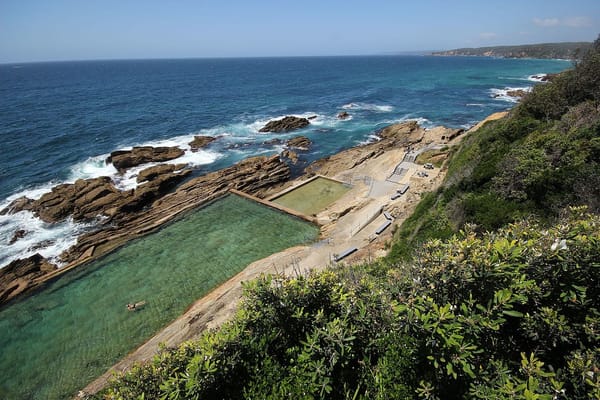 Las increíbles piscinas rocosas australianas