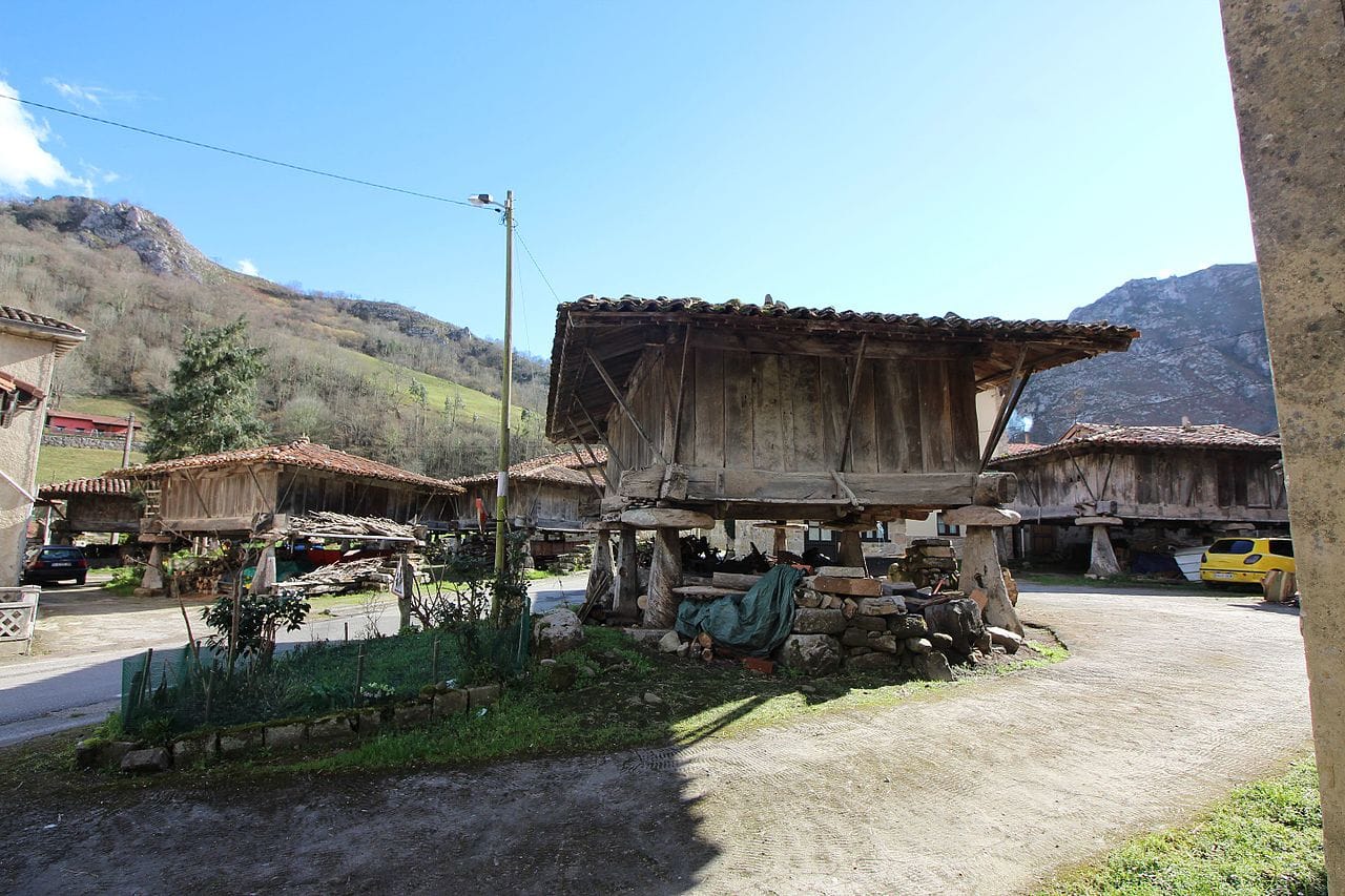 Hórreos de Espinaredo en Asturias