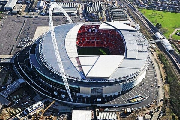 wembley stadium vista aerea