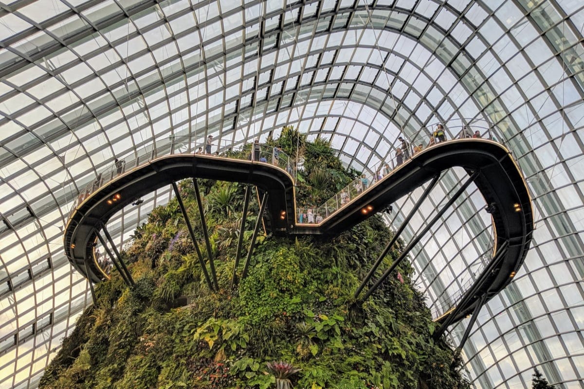 Jardines de la Bahía, un oasis verde en Singapur